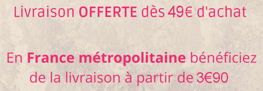 frais de livraison réduit