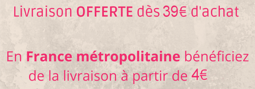 frais de livraison réduit