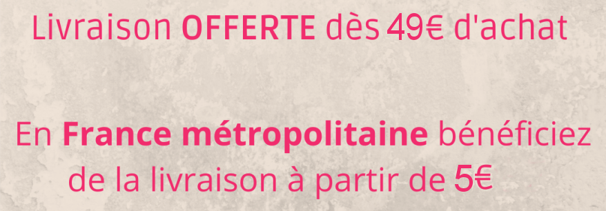 frais de livraison réduit